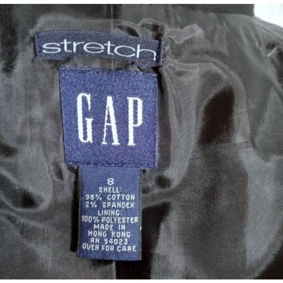 GAP BLACK BLAZER SZ.8 EUC - Picture 4 of 4